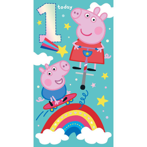 Picture of 1 TODAY BIRTHDAY CARD PEPPA PIG